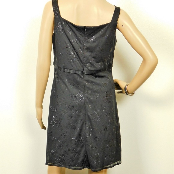 Scarlett Y2K Black Glitter Whimsigoth Sleeveless Mesh Dress Size M Dark Fairy - Picture 6 of 10